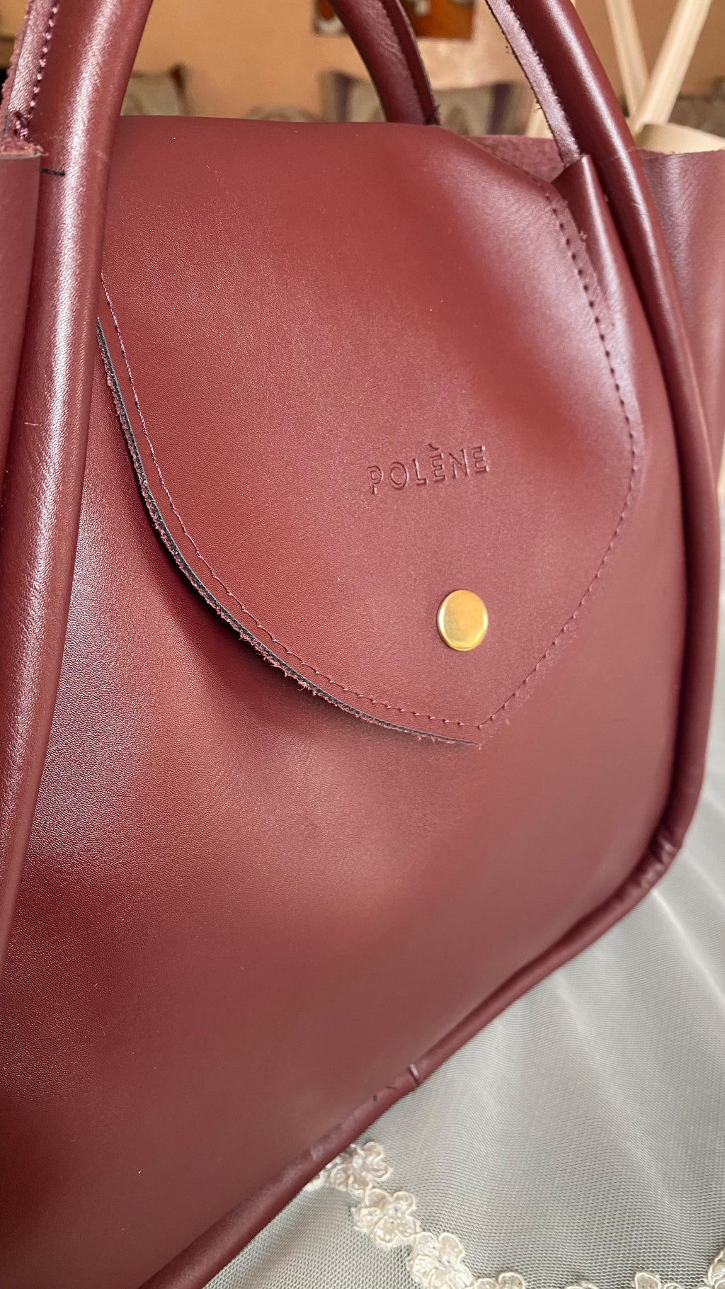 Sac Polène Bordeau ( Grand format )